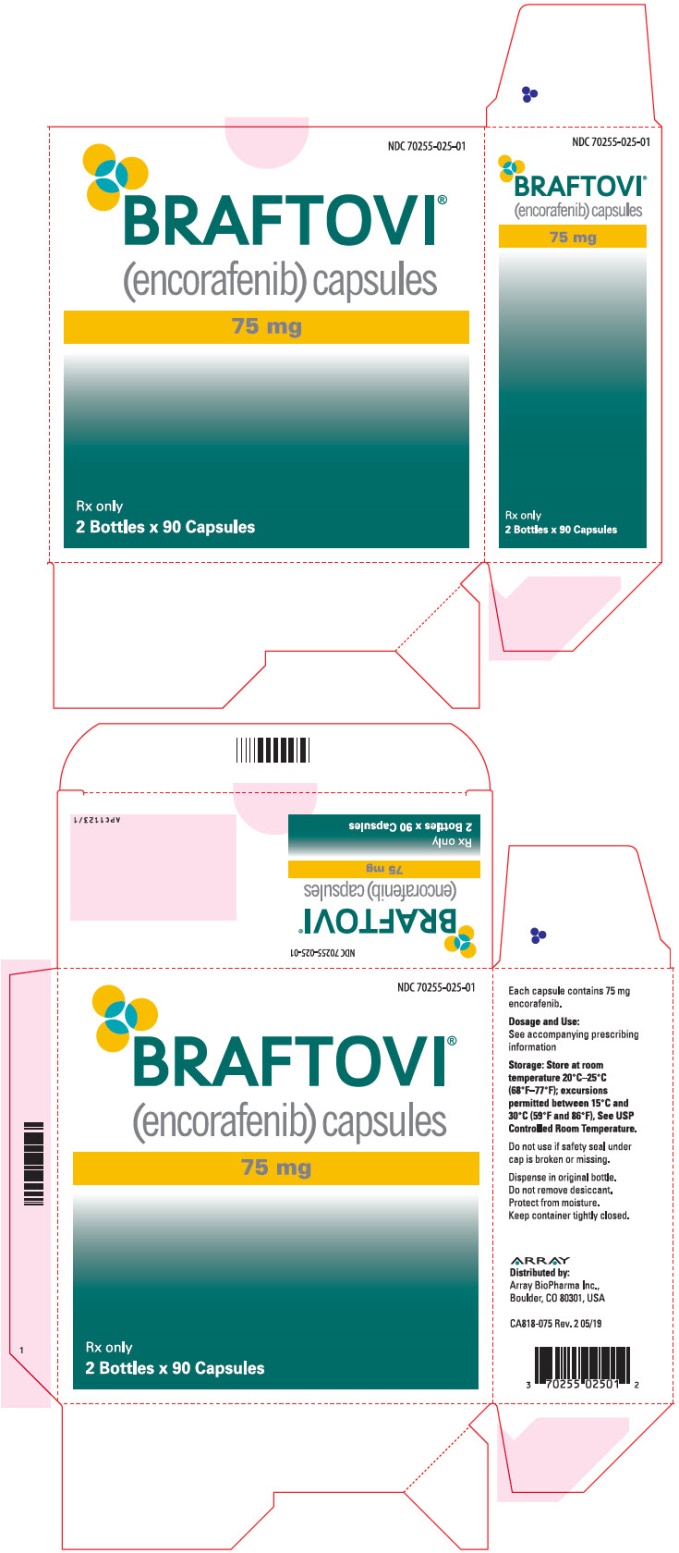 PRINCIPAL DISPLAY PANEL - 75 mg Capsule Bottle Carton - 025-01