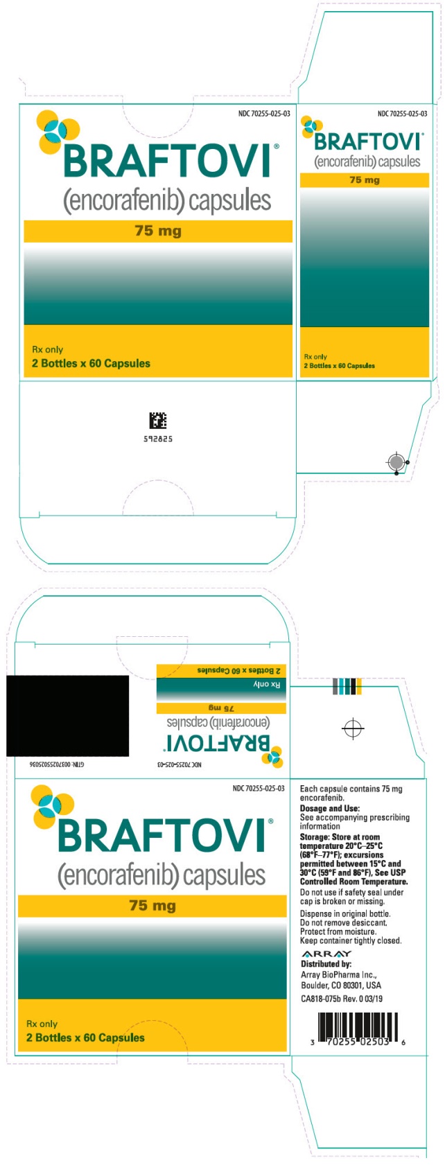 PRINCIPAL DISPLAY PANEL - 75 mg Capsule Bottle Carton - 025-03